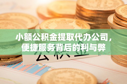 金凤小额公积金提取代办公司，便捷服务背后的利与弊
