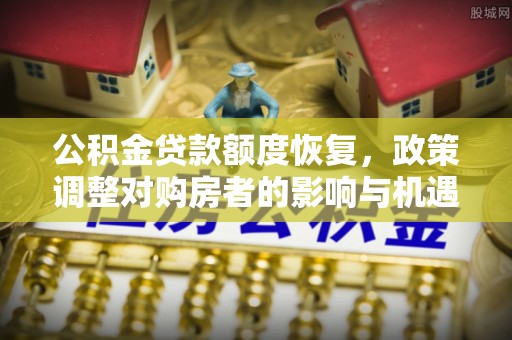 金凤公积金贷款额度恢复，政策调整对购房者的影响与机遇